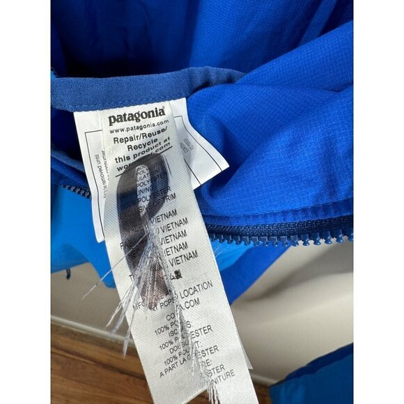 Patagonia Men's Thermal Airshed Jacket Lightweight Blue Size S NEW - Picture 7 of 7